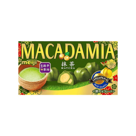 [일본 직배송] MEIJI(메이지) 인기 일본 간식: 우지 말차 마카다미아넛 말차 초콜릿 볼 (9개입)