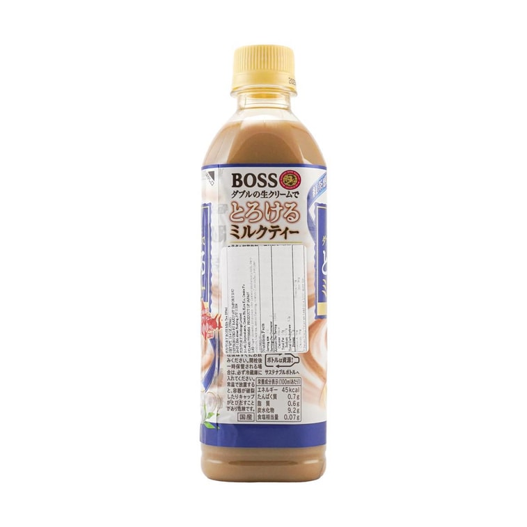 日本SUNTORY三得利 BOSS 濃郁絲滑奶茶 500ml 【北海道產鮮奶油】【雙重奶油工藝】 5