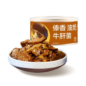 【中国直邮】 德和 傣香油炝牛肝菌云南特产即食300g*1罐