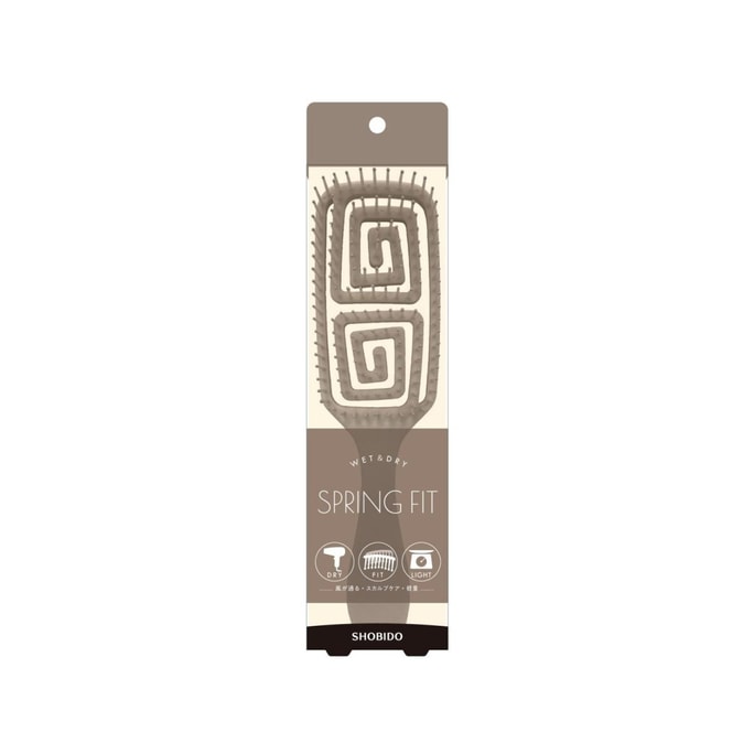 SHOBIDO Spring Fit Hairbrush