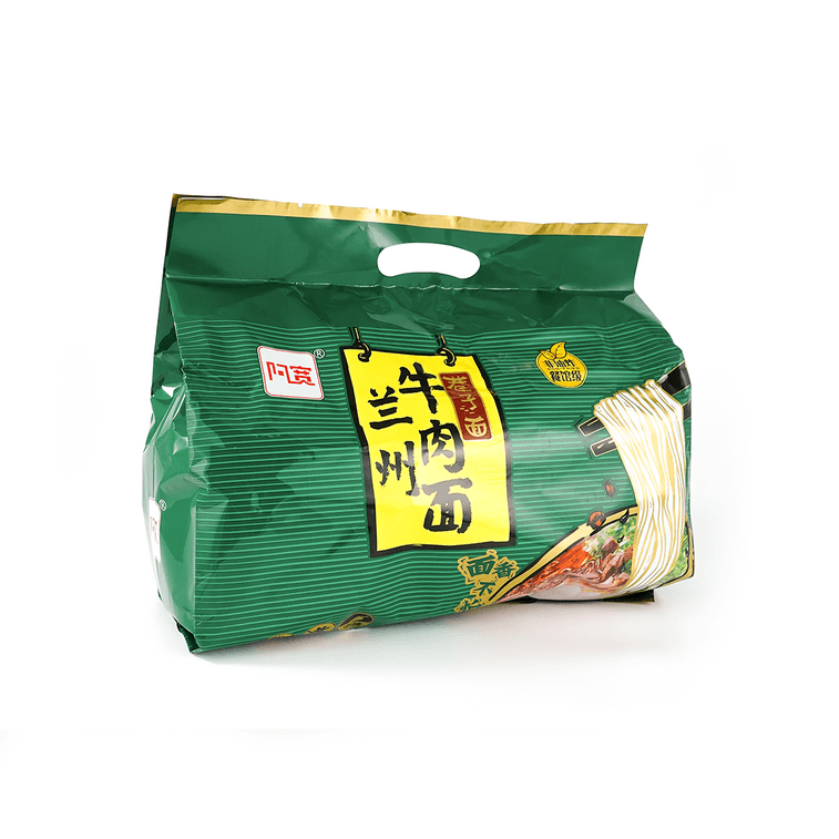 【不吃后悔系列】白家 阿宽巷子面方便面 兰州牛肉味 开水冲泡即食 超值五连包 5