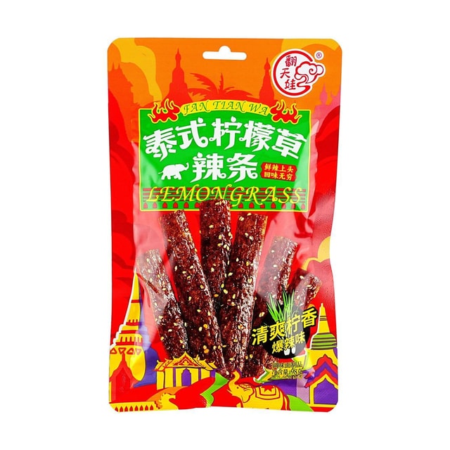 fan tian wa Thai Lemongrass Flavored Soybean Snack Extra Spicy