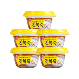 【5盒超值装】韩国OTTOGI不倒翁 营养美味鲍鱼粥  2分钟即食 285g*5盒