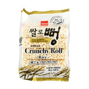 韓國WANG 天然香脆米花糖 80g 童年回憶