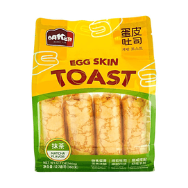 BAKER LEE 蛋皮吐司 抹茶味 360g【营养早餐面包】
