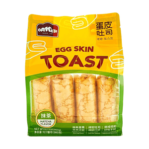 말차맛 에그 크러스트 토스트 365g 【영양가 있는 아침 식사용 빵】