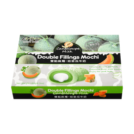 Cantaloupe milk flavored fruit mochi, 6.35 oz