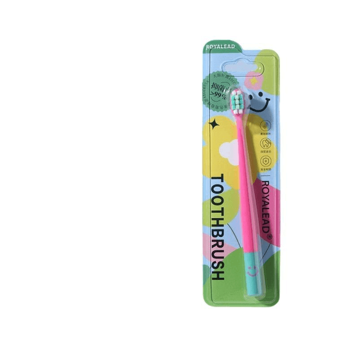 Toothbrush Soft Hair Gum Super Soft Fine Hair Small Head Rose Powder 1.5*18.9cm*1
