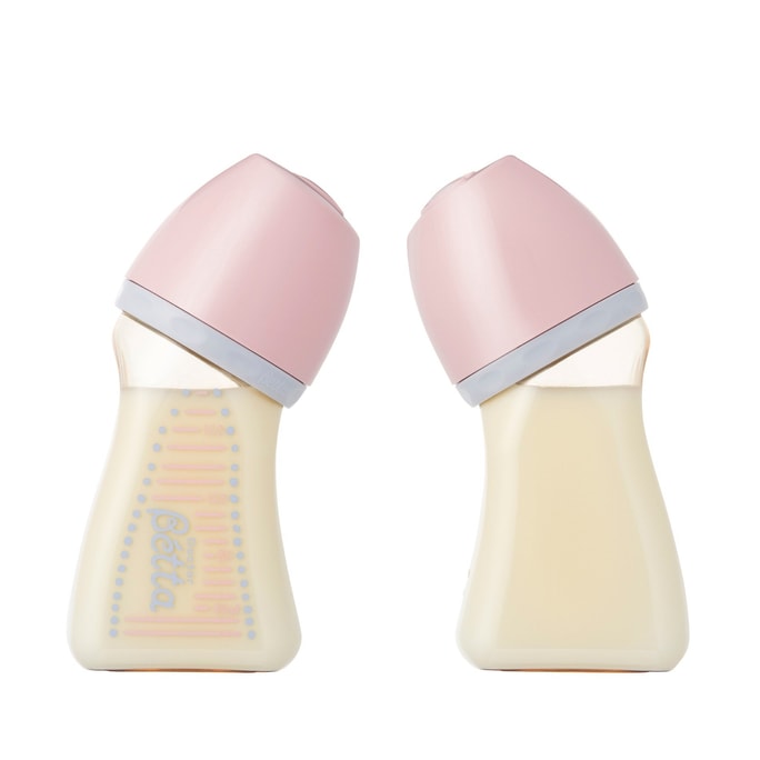 Betta Doctor Betta Baby Bottle Brain Wide Mouth WS2-160ml Baby Pink PPSU 1 box