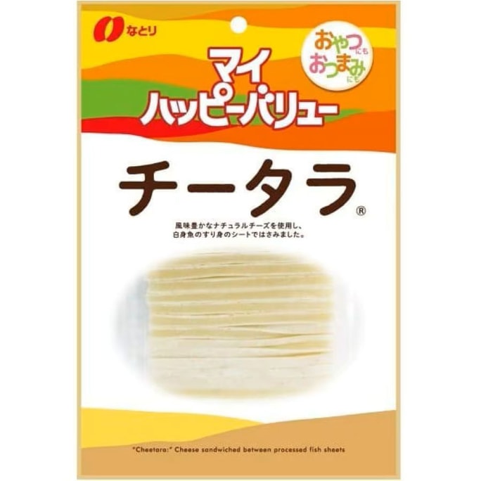【日本直邮】 日本 NATORI 纳多利 风味浓郁熟成芝士鳕鱼条 58g