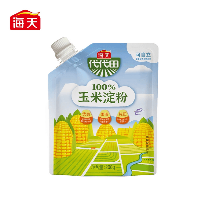 Corn starch raw flour cake bread biscuits kitchen baking edible thickener 200g * 1 bag
