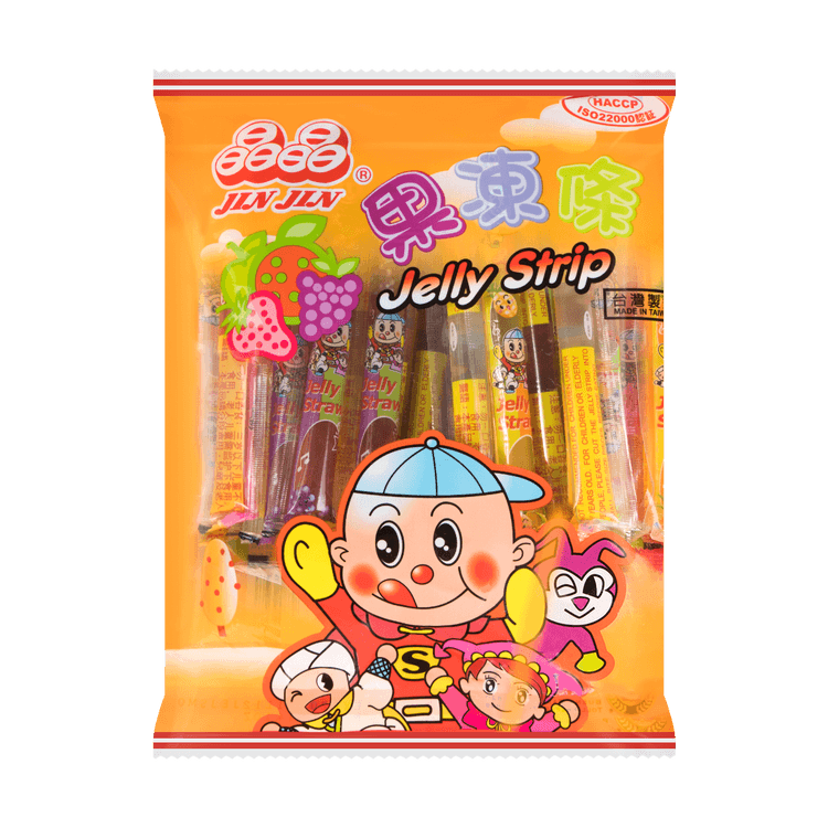 JINGJING Assorted Jelly Strip 400g 