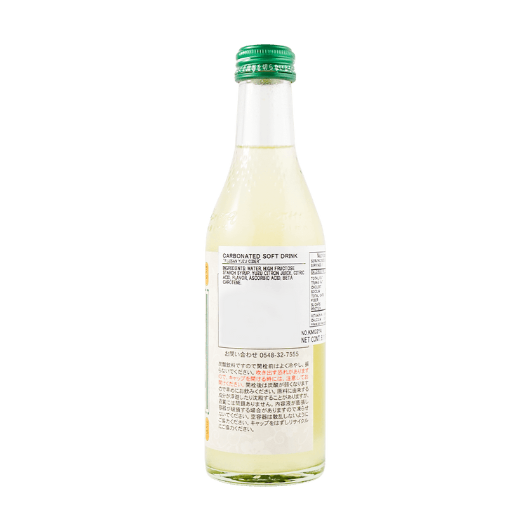 日本KIMURA木村飲品 富士山柚子風味汽水 果汁3% 240ml 5