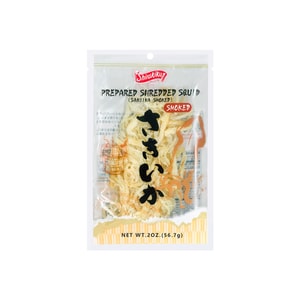 日本SHIRAKIKU赞岐屋 鱿鱼丝 烟熏味 56.7g【低脂高蛋白健康零食】