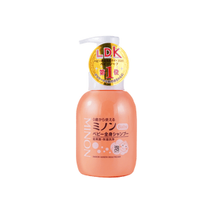 MINON Full-Body Shampoo for Babies, 11.8 fl oz