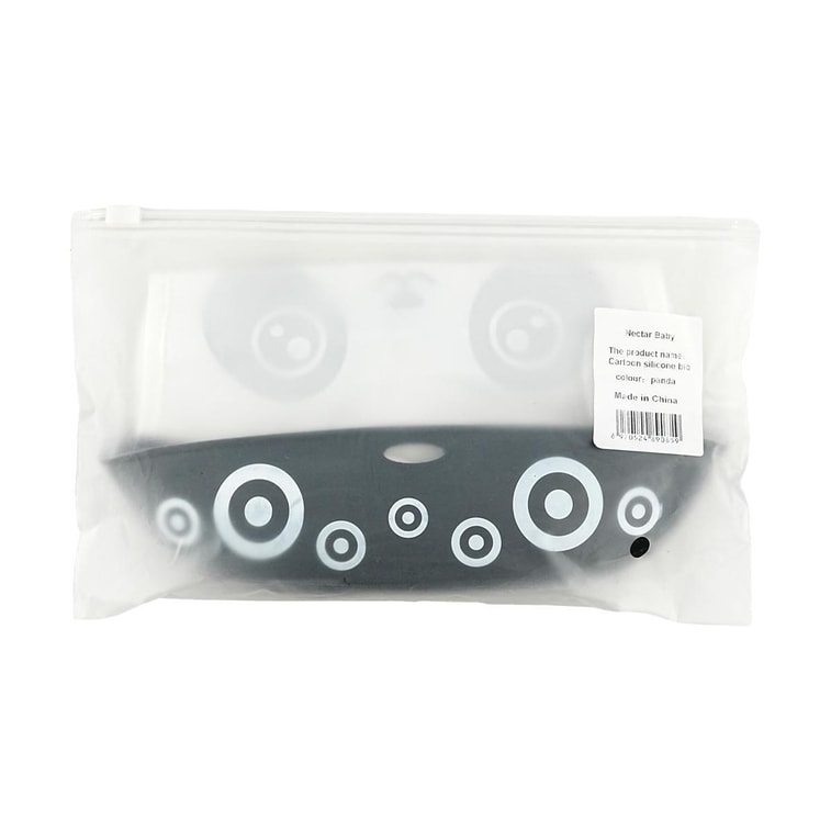 ベビーシリコンビブ - かわいいパンダ 4
