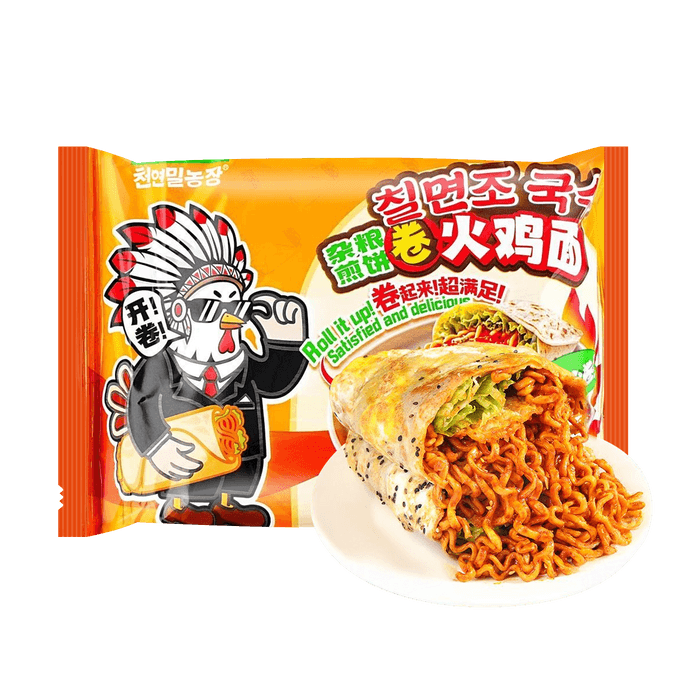 クレープブルダックラーメン、ホット＆スパイシー味、4.59オンス