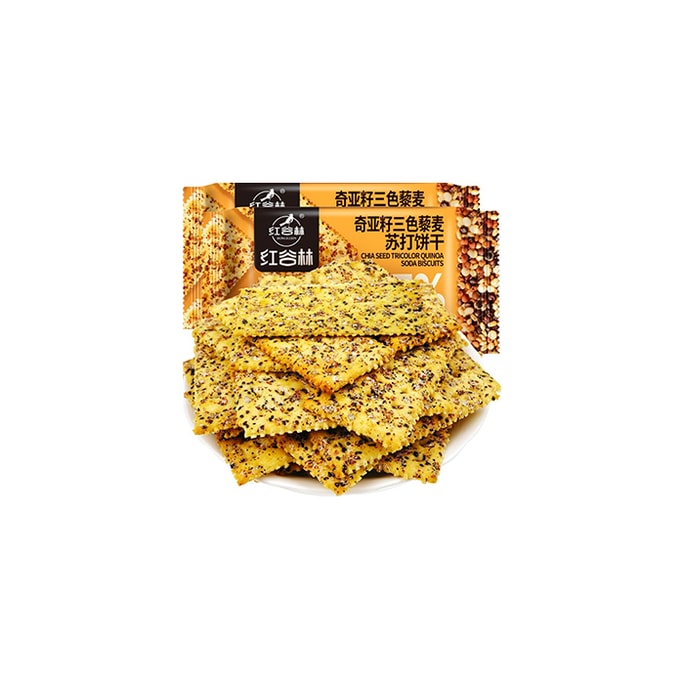 Chia Seeds Tricolor Quinoa Soda Crackers 0 Cane Sugar 0 Trans Fatty Acids High Dietary Fiber 208g