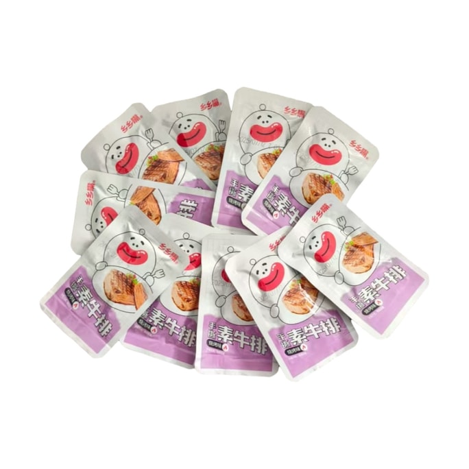 Braised beef steak with shredded pork 9g*10 bags.