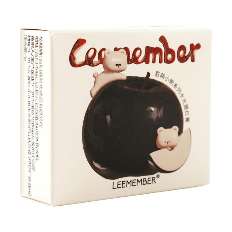 LEEMEMBER荔萌 小熊苹果系列 水光闪片腮红多用膏 高光修容脸部提亮 自然提气色 #LG10 黑钻果 细闪高亮浆果色 8
