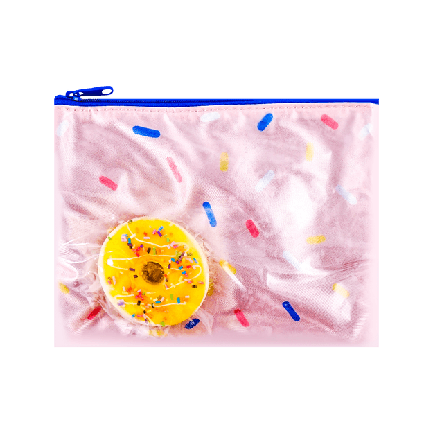 商品详情 - 名创优品Miniso 糖果彩虹系列解压甜甜圈笔袋 - image  0