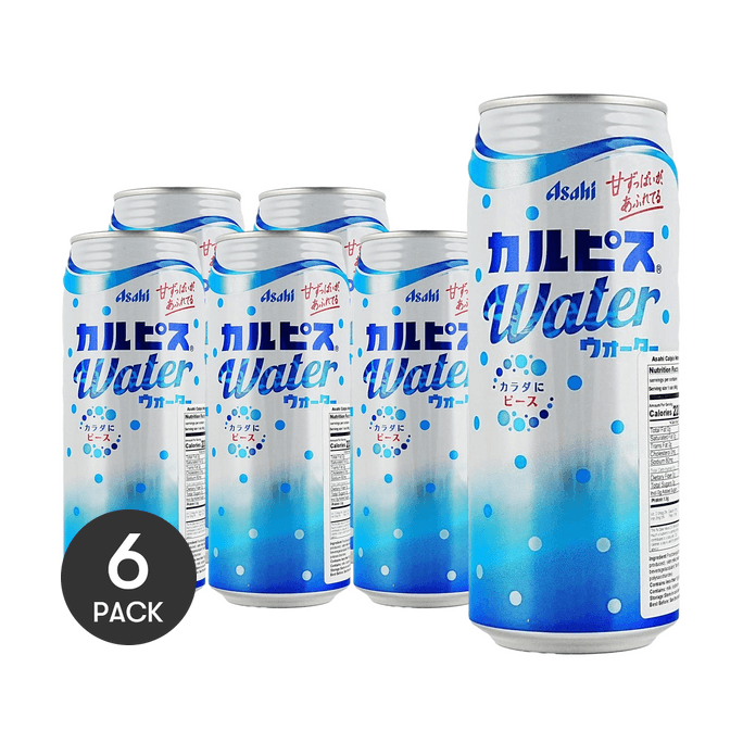 Asahi Calpis Water Can 16.9 oz *6【6 Packs】