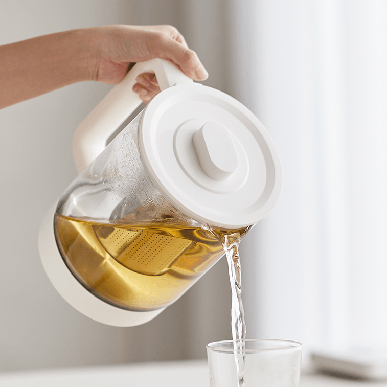 Premium Glass Tea Maker Kettle – 1.5L Capacity | Silent Rapid Heating & Auto Keep Warm | 100–220V Global Voltage (US Plug Ready) 3