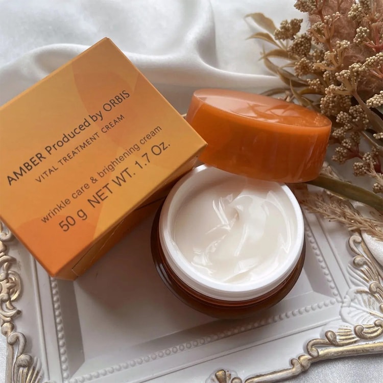 2個セットORbis AMBER VITAL TREATMENT CREAM AMBER Vital Treatment All-in-One Cream 50g - Yami.com