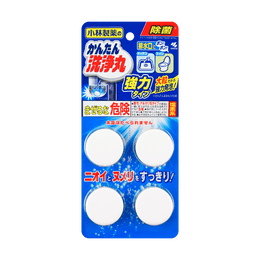 日本KOBAYASHI小林製藥 多用清潔洗淨丸管道下水道排口馬桶消臭去味 4枚
