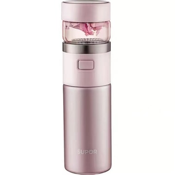 Thermos Home Wedding Large Capacity Insulated Kettle 316L Stainless Steel  1.5L Oatmeal White 