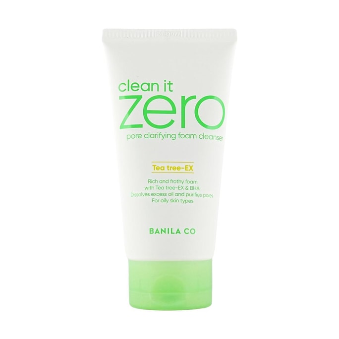 Clean it Zero Pore Clarifying Foam Cleanser, 5.07 fl oz.