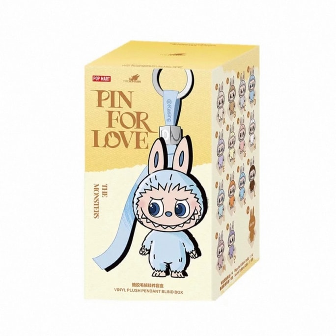 팝마트 라부부 4.0 하트코드 플러시 펜던트 블라인드 박스 히든 블라인드 박스 A-M [공식 정품]