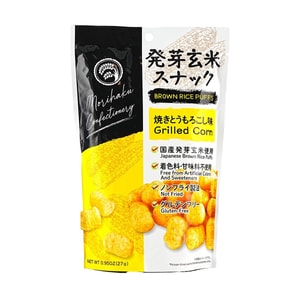 日本MORIHAKU 玉米风味糙米泡芙 20g【非油炸】【轻负担】【日式零食】