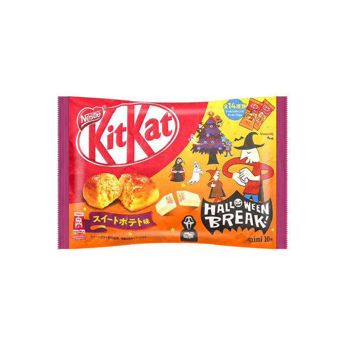 日本KITKAT 限定系列 红薯口味巧克力威化 10枚装