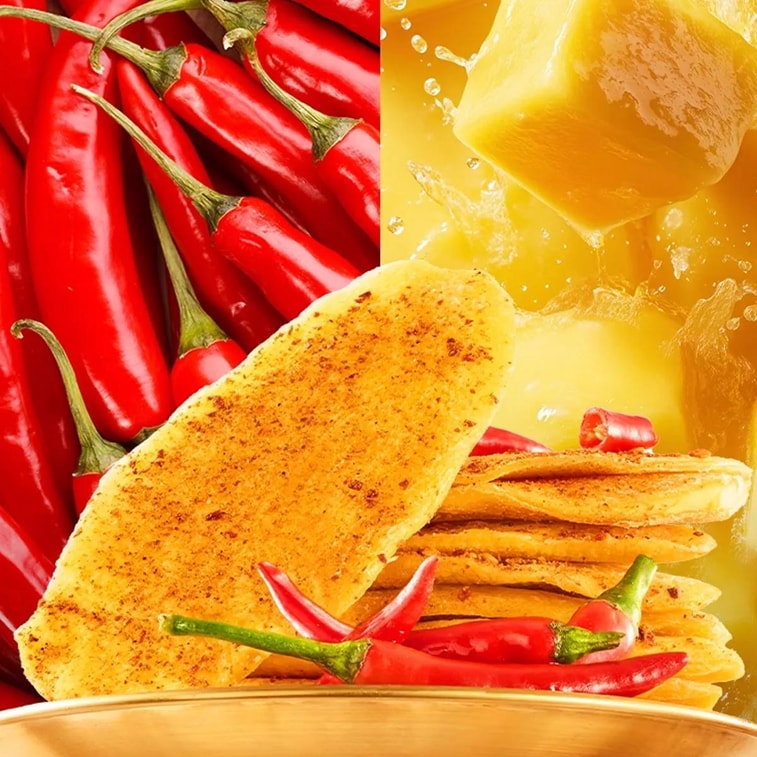 Thick-Cut Dried Mango, Original+Salt And Pepper+Spicy Flavor, 17.6 oz 12