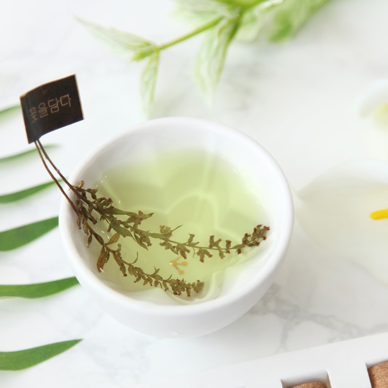 KKOKDAM Premium Korean Tea - Mugwort Flower Tea Stick Gift Set 5pc 9