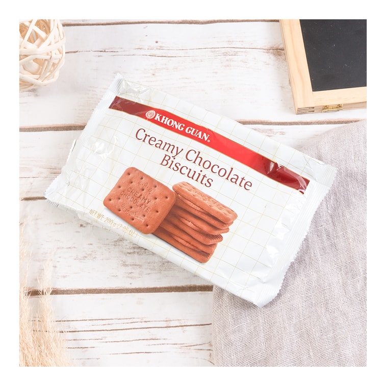 新加坡KHONG GUAN康元 巧克力夾心餅乾 200g 6