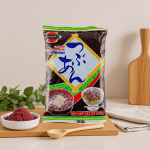 Tsubuan - Coarse Red Bean Paste ,14.10oz 【For Cake, Bread and Pastry Baking】