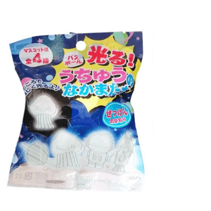 [중국 직배송] 미국 차이나타운 슈퍼마켓 - 빛나는 우주 만화 캐릭터 목욕볼, 아기용 블라인드 박스, 50g, 1개