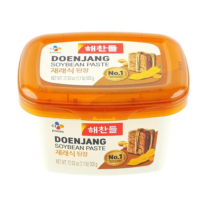 韓國CJ希傑 黃豆醬 傳統大醬 500g【韓國大醬湯海鮮湯醬香餅拌麵適用】