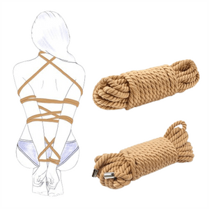 Hemp rope bondage SM rope erotic toys adult emotional couple sex aids handmade rope 10 meters 1 pack