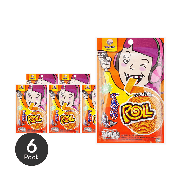 Fish Stick Roll BBQ Flavor 0.46 oz*6【6 Packs】