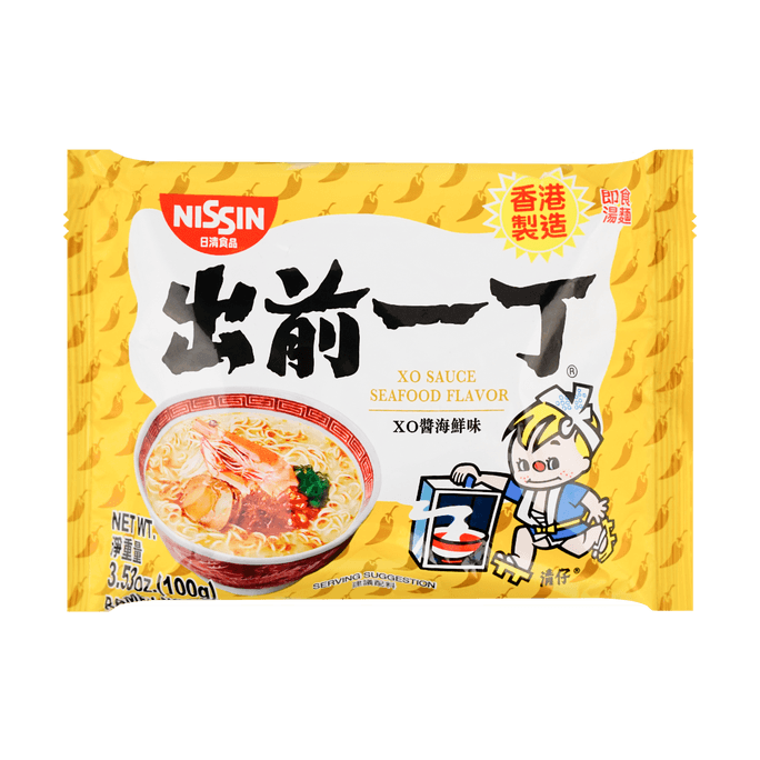 Demae Ramen Noodle with Soup Base XO Sauve Seafood Flavor 100g