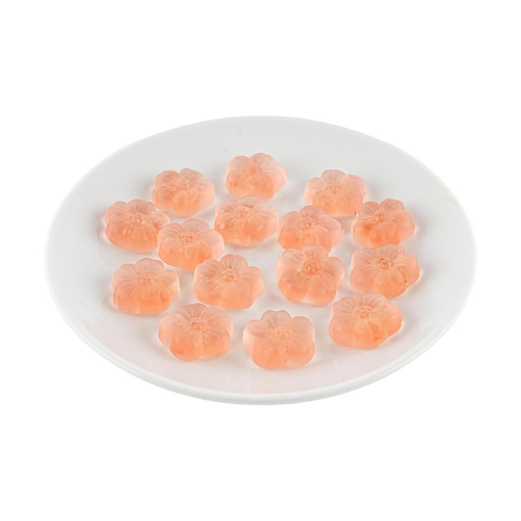 Soft  Jelly Gummy Candy White Peach & Sakura Flavor 2.29 oz【0 Sugar 0 Fat】 6