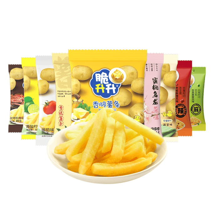 【中国直邮】 脆升升 香脆薯条 蜂蜜黄油休闲零食20g*1包