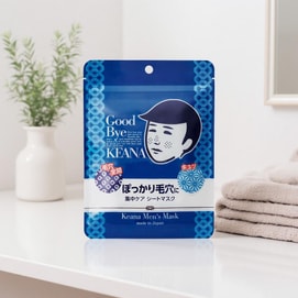 日本 ISHIZAWA LABS 石泽研究所 毛穴抚子 大米男士面膜 保湿补水 收缩毛孔 10片