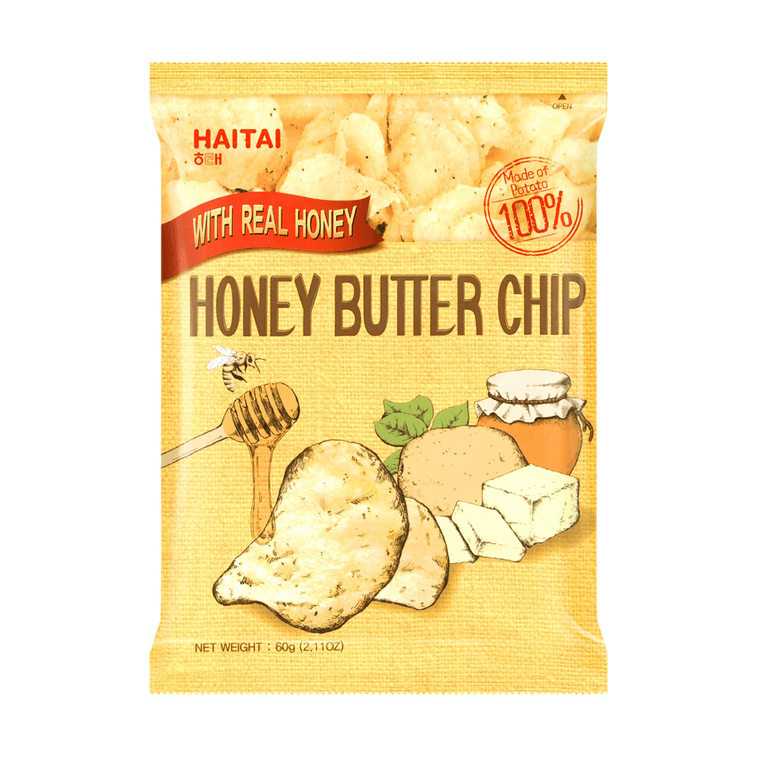 Korean Honey Butter Potato Chips, 2.11 oz*3【3 Value Packs】 4