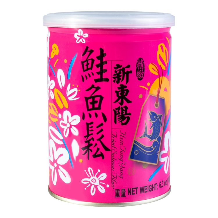 台湾新东阳精致鲑鱼松铁罐装180g - 亚米