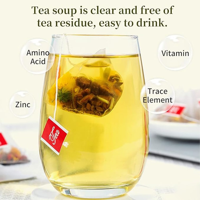 【Canada Direct Mail】 Sifanda Chrysanthemum and Cassia Seed Tea 100g (5g×20p) Herbal Refreshing Afternoon Tea, Home Office Staple Tea, All-Season Cool Tea, All-Nighter Staple Tea Mixed Tea Bags, Holiday Gift 9
