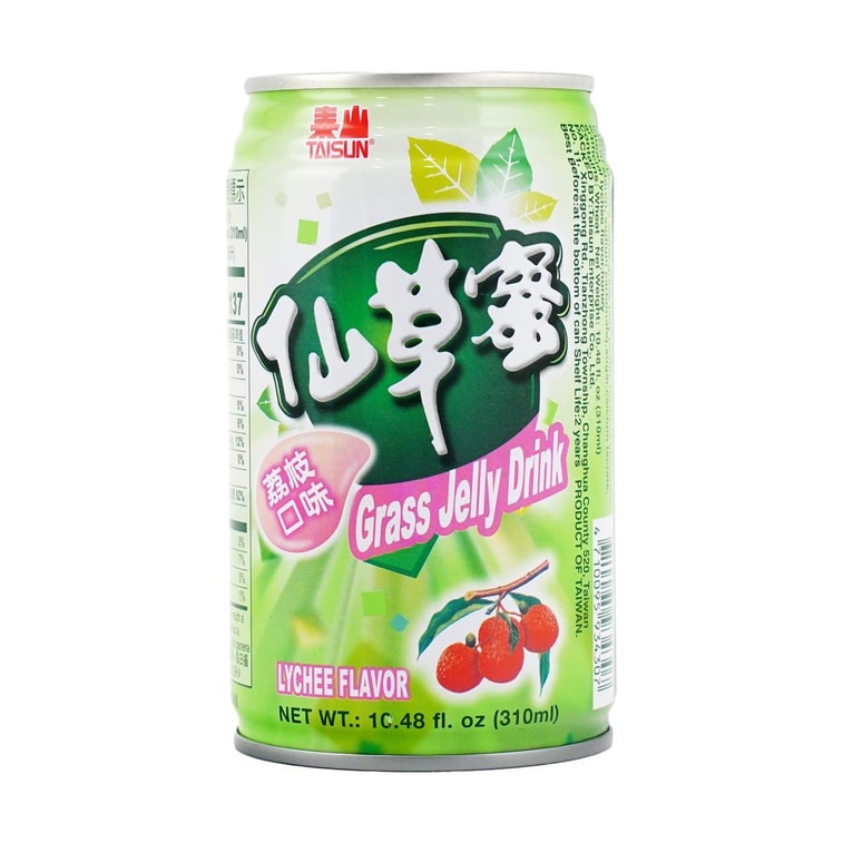 Grass Jelly Drink Lychee Flavor, 10.48 fl oz*6【Value Packs】 10